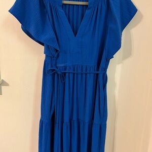 Calvin Klein Blue Maxi Dress